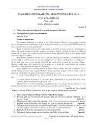 Separa constructiile in vocativ de restul comunicarii ex. Doc VariantÄ Pentru Evaluarea NaÅ£ionalÄ 2018 Dialog Crtic Academia Edu