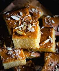 Turkish Revani Turkish Semolina Cake Cooking With Sapana Recipe Turkish Desserts Sweet Desserts Baking Recipes