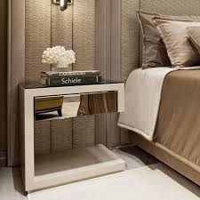Soren bedside table the soren bedside table is a gorgeous marriage of texture and materials, featuring a stone top, sleek bar hardware and a metal base. High End Contemporary Italian Designer Bedside Table Juliettes Interiors