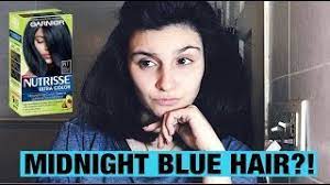 My absolute favorite hair color. First Impression Garnier Fructis Bold Indigo Red To Black Blue Hair Marisa Nicole Youtube