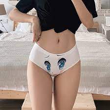 Amazon.com: YOMORIO Bragas divertidas lindo anime dibujos animados escritos  sexy estilo japonés ropa interior para las mujeres, Azul / Patchwork, S :  Ropa, Zapatos y Joyería