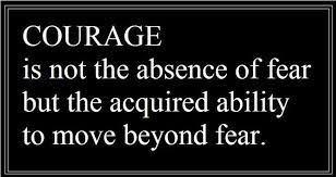 Courage Is Not The Absence Of Fear It Is The Ability To Act In The Presence Of Fear Bruce Lee Quotespictures Com