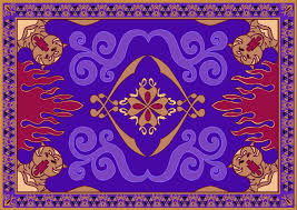 Pig carpet flowers pigs coloring pages. Category Magic Carpet Dryden Art