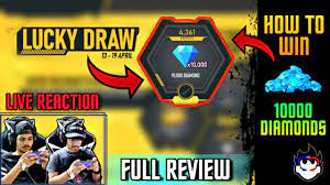 With the new garena free diamond fire hack you're going to be that one player that no one wants to mess with. Free Fire New Lucky Draw Event Win 10 000 Diamonds Full Review How To Win Two Side Gamers Youtube
