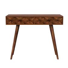 Cheap sofa tables, buy quality furniture directly from china suppliers:47 2 tier cocktail 2 drawer coffee two tier coffee table with double storage drawers: Narrow Console Table In Dark Wood With Drawers Freya Furniture123