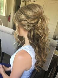 You can show off beautiful curls and wear your voluminous wedding veil with ease and comfort. Wedding Hairstyles Half Up Hairstyles For Medium Length Hair Wedding