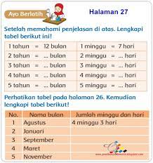 Kunci jawaban matematika kelas 4 sd halaman 42, 43. Kunci Jawaban Buku Siswa Kelas 3 Tema 6 Halaman 23 24 27 Jawaban Soal Tematik