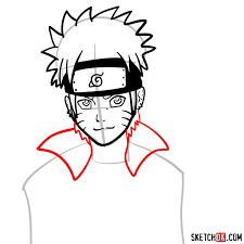 See more ideas about naruto, naruto drawings, naruto art. How To Draw Naruto S Face Sketchok Easy Drawing Guides