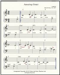 Free Printable Music Sheets Amazing Grace Solos And Duet For Piano