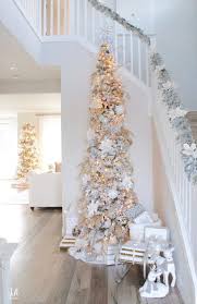 Loveliest Looks Of Christmas Tour Glam Christmas Decor White Christmas Trees Christmas Entryway