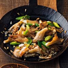 Austernpilze Mit Kernen Austernpilze Austernpilze Rezept Leichte Gerichte