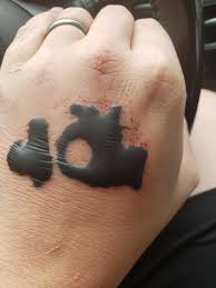 The visible part of your tattoo will gradually heal over four to six weeks. My New Tattoo Healing Under A Bandage Made A Got Em Sign Just Fyi It Doesn T Look Like This It S The Ink Running Mildlyinteresting