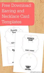 Add photos and text with our easily customizable templates. Free Download Customizable Earring Necklace Card Templates Diy Earring Cards Earring Cards Template Diy Jewelry Display