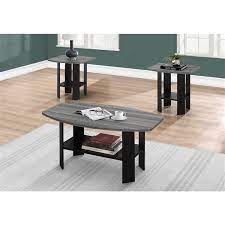Maybe you would like to learn more about one of these? Monarch Specialties Monarch Table Set With Angles Black With Grey Top Set Of 3 Rona