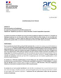 Les règles sur place comme en métropole, la levée des mesures sanitaires se fait en plusieurs étapes en guadeloupe. Ars Guadeloupe Fotos Facebook