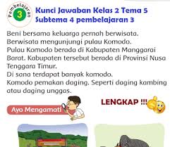 Apr 22, 2021 · kunci jawaban pai kelas 3 pelajaran 7 halaman 89 90 94 98 99 halaman belajar di rumah latihan. Kunci Jawaban Tema 5 Kelas 2 Sd Halaman 188 190 191 192 Berapa Meter Panjang Badan Ekor Komodo Tribunnewsmaker Com