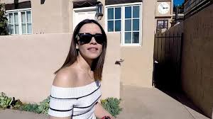Aria lee fucks her first real porn dick and it stretches her out!
