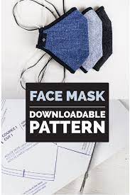 How to make diy cloth mask: Face Mask Pattern Pdf Fabric Mask Pattern Cloth Mask Pattern Etsy Face Mask Sewing Pattern Pdf Cloth Mask Download Template Diy Diy Face Mask Diy Sewing Pattern Face Mask