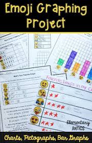 Emoji Graphs And Data Project Charts Pictographs Bar