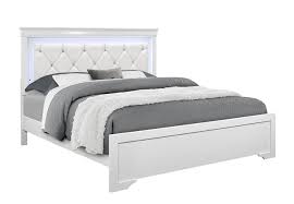 Ashley furniture realyn queen 6 piece chipped white bedroom set. Pompei Panel Bedroom Set White Global Furniture Furniture Cart