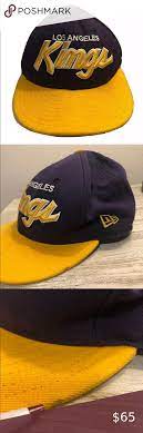 Vintage Los Angeles Kings New Era 5950 Fitted Hat Fitted Hats Warmup Jacket Vintage Los Angeles