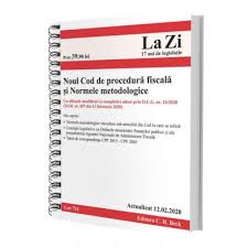 Evaziunea fiscala reprezinta o infractiune care a dobandit in ultimii ani o rata mare a infractionalitatii fiscale. Noul Cod De Procedura Fiscala Si Normele Metodologice De Aplicare Cod 711 Actualizat La 12 02 2020 74631