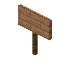 )a font in which different characters have different pitches (widths). Sign Minecraft Wiki