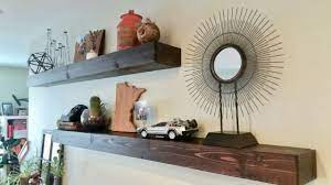 Custom 4 Inch Thick 6 Foot Wide Floating Shelves The Customers Wanted A Clean Slick And Versatile Look In Their Space Great Floating Shelves Decor Shelves