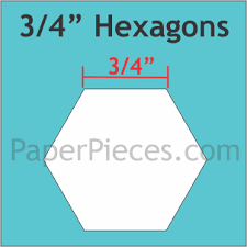 Cut out the shape and use it for coloring crafts stencils and more. Hexagon 3 4 Inch 1500 Pieces Bel S Patch