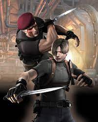 There are a bunch of hidden cheats and easter eggs in . Resident Evil 4 Krauser Vs Leon Leon Really Needs To Start Looking Behind Resident Evil Anime Resident Evil Leon Resident Evil 5