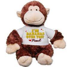 Personalized Bananas Over You Chimp 12 Cute Stuffed Animals Animal Delivery Teddy Bear Online