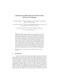 Basically my system was in need of a c wire that acts as a consistent 24 v source for the thermostat. Pdf Sterilization Of Edible Bird Nest Product Utilize Microwave Technology