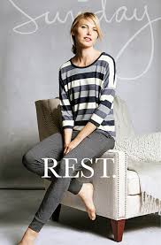 Looks So Comfy And Cute Dress Barn Sunday Jogger Pants And Striped Dolman Shirt Dolman Shirt Fashion Jogger Pants