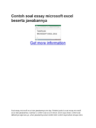 Contoh soal microsoft excel 2007 fungsi if vlookup shopsskiey from shopsskiey.weebly.com. Soal Myob