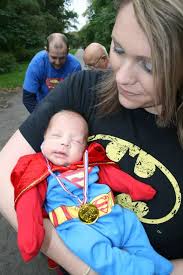 Superhero walk held in Chester in memory of Little Saughall baby