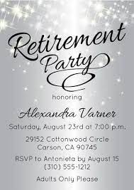 Free notice of retirement sample letter. Retirement Party Invitations Announce It Retirement Invitation Template Retirement Party Invitations Retirement Party Invitation Wording