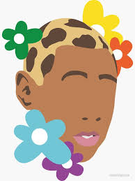 58 flower boy received rave reviews from critics and was nominated for best rap album at the 60th annual grammy awards , giving tyler his second grammy nomination after contributing to 2013 album of the year nominee. Tyler The Creator Flower Boy Sticker By Maeldeluca Mini Canvas Art Aesthetic Art Art