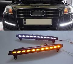 For 2007 2009 Audi Q7 22 Led Direct Fit Led Daytime Running Lights W Turn Signal Audi Q7 Car Lights Running Lights