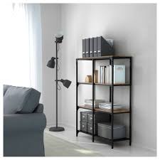 Fjallbo Black Shelving Unit 100x136 Cm Ikea Shelves Shelving Unit Shelving