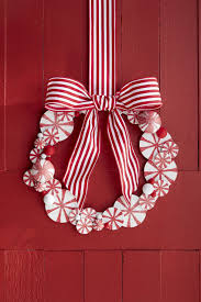 #3 diy fabric usa flag. 40 Diy Christmas Door Decorations Holiday Door Decorating Ideas Country Living