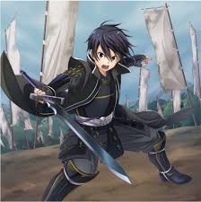 Brave Beater Kirito Sword Art Online Integral Factor Sword Art Sword Art Online Anime Warrior Girl