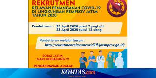 Perawat gigi (audy dental bsd) audy mandiri indonesia pt. Pemprov Jatim Buka Lowongan Relawan Covid 19 Gaji Rp 2 5 Juta Hingga Rp 10 Juta Halaman All Kompas Com