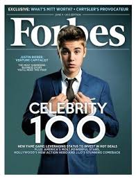 Justin Bieber Covers Forbes Magazine: "Social Media Helped Launch My Career"