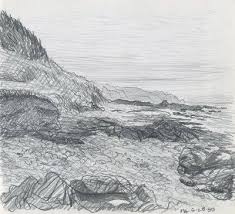 Anderson Studiowork An Artblog Rocky Beach Rocky Sketches Beach