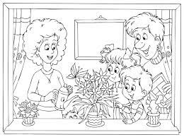 Resultado de imagen para la familia animada para colorear. Dosis Intacto Cosecha Rompecabezas De Familias Para Imprimir Un Fiel Llamar Sovietico