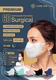 🔥 新品𝗰𝗮𝗿𝗲 𝗳𝗼𝗿 𝘆𝗼𝘂 6D 4ply Surgical Mask 4层进化银外科医用口罩😷 选择困难症⁉️  这次有五🖐🏻色齐全天天换颜色😍 ✓ 4层外科医用（1 层无纺布，2层容喷布，最里面抗敏感布） ✓ 材质亲肤佩戴更舒适