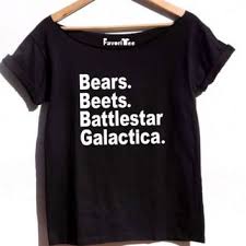 Bears beets battlestar galactica merch for men and women is your new tee will be a great gift for him or her. The Office Tv Show T Shirt Bears Beets From Celebritee2014