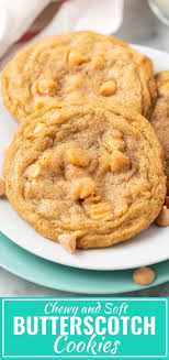 Butterscotch Cookies Are Soft Chewy And Made With Only A Few Basic Ingredients This Simple And Easy Quick Cookies Recipes Cookie Recipes Chewy Easy Cookies