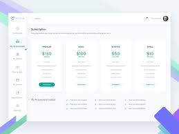 Studio Dashboard Design Subscription Page Dashboard Design Web App Design App Design