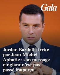 Jordan Bardella irrité par Jean-Michel Aphatie : son message cinglant n'est  pas passé inaperçu ➡️ https://l.gala.fr/eb9